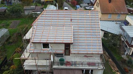 Rekonstrukce střechy - Protivín - V průběhu stavebních prací
