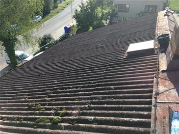 Rekonstrukce střechy - Plav - ( Před rekonstrukcí)